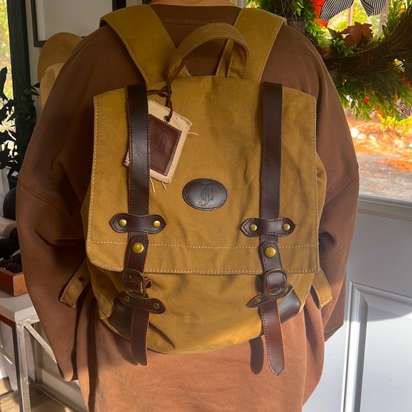 James Campbell cotton leather backpack - Picture 2 of 11